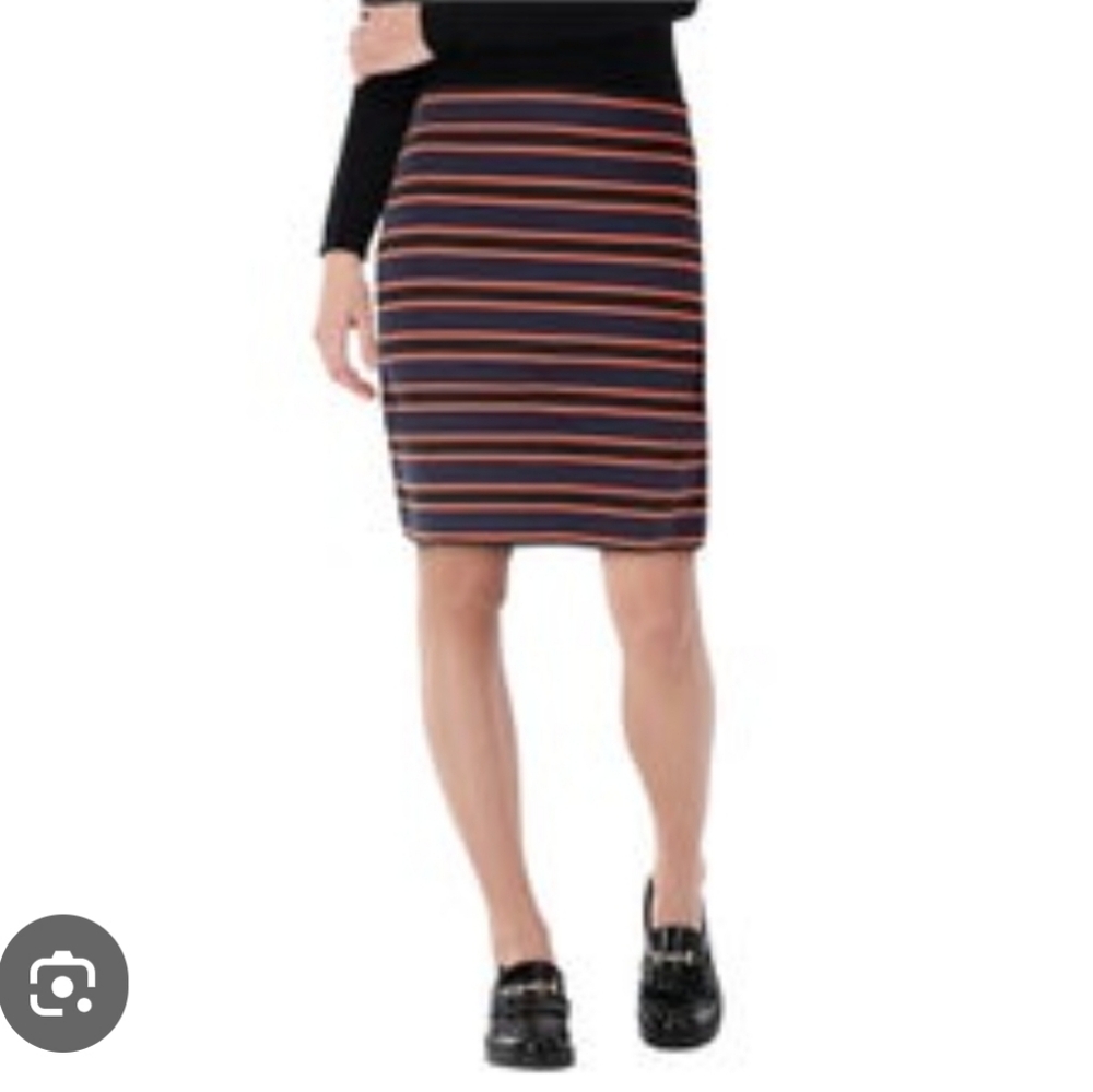 Sonia Rykiel Skirt, Size‎ Small, Stripes, Velour Stretch